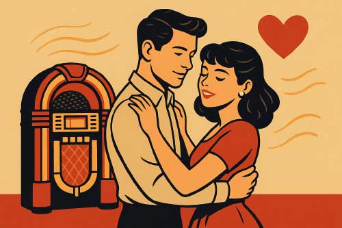 50s love songs on the guitar