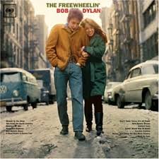 Album cover of The Freewheelin Bob Dylan featuring top Bob Dylan songs and the song Blowin In The Wind