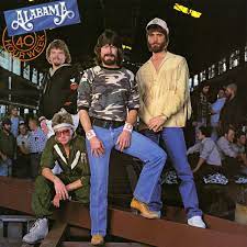 Album cover for '40 Hr Week' album featuring the song 'Can't Keep A Good Man Down' by Alabama – Learn to play on guitar.