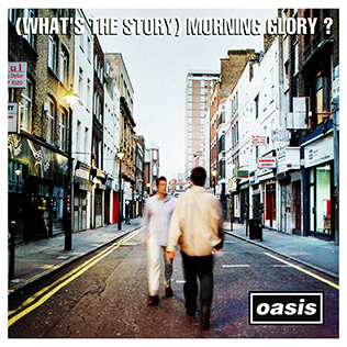 Album cover for 'What's The Morning Glory' album featuring the song 'Champagne Supernova' by Oasis – Learn to play on guitar.
