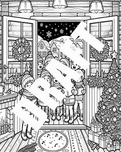 children-christmas-coloring-sheets-singing-christmas-carol children-christmas-coloring-sheets-singing-christmas-carol