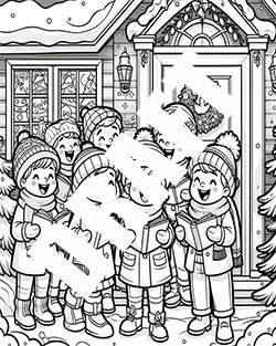 childrens-christmas-coloring-sheets-carolers-singing childrens-christmas-coloring-sheets-carolers-singing
