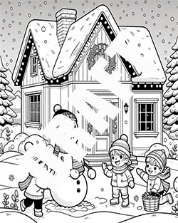 childrens-christmas-coloring-sheets-making-a-snowman childrens-christmas-coloring-sheets-making-a-snowman