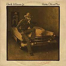 Album cover for 'Habits Old And Blue' featuring 'Dinosaur' by Hank Williams Jr – Learn guitar chords.