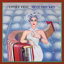 Album cover for 'Dixie Chicken' album featuring the song 'Dixie Chicken' by Little Feat – Learn to play on guitar.