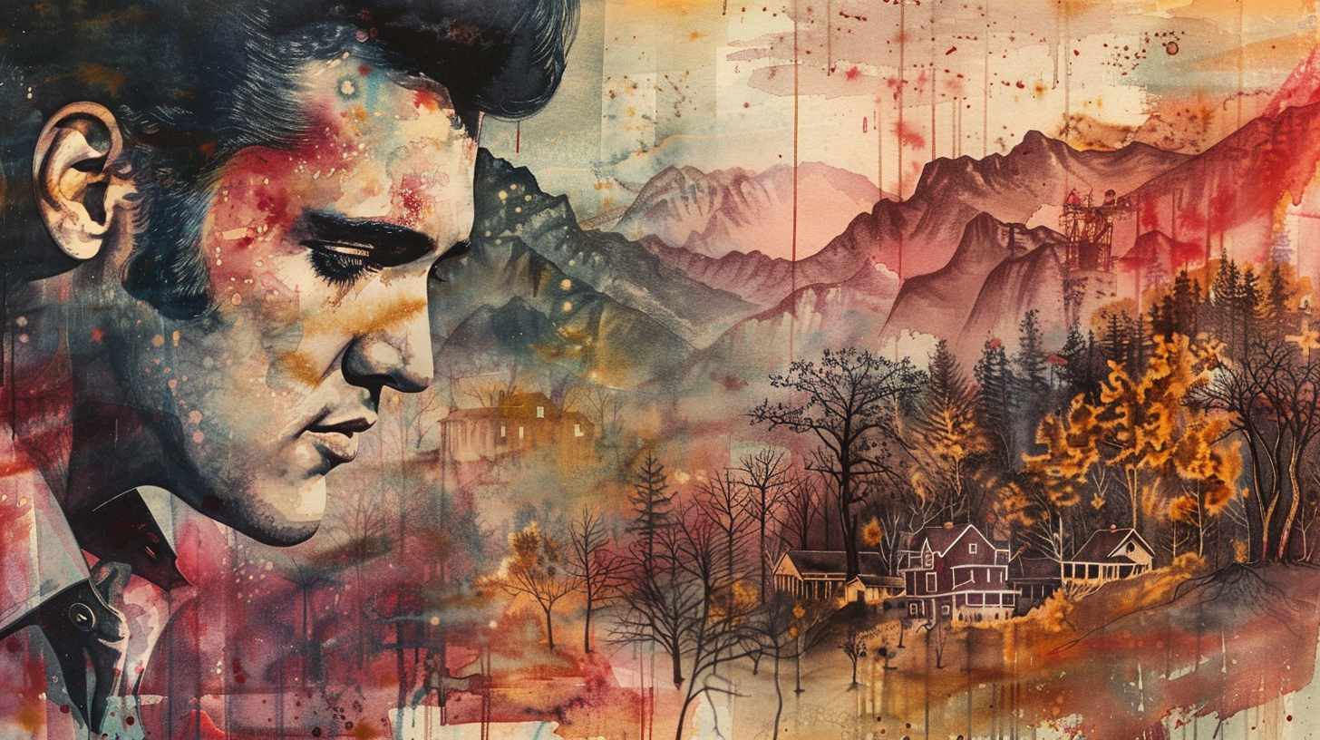 elvis presley wall art