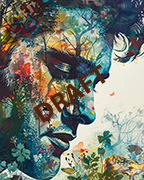 Image cover of Elvis Forest featuring Elvis Presley Wall Art in the form or watercolors Image cover of Elvis Forest featuring Elvis Presley Wall Art in the form or watercolors