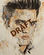 Image cover of Elvis Static Shadow featuring Elvis Presley Wall Art in the form or watercolors Image cover of Elvis Static Shadow featuring Elvis Presley Wall Art in the form or watercolors