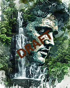 Image cover of Elvis Waterfall featuring Elvis Presley Wall Art in the form or watercolors Image cover of Elvis Waterfall featuring Elvis Presley Wall Art in the form or watercolors