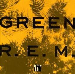 Album cover of Green featuring REM most famous songs and the song Orange Crush Album cover of Green featuring REM most famous songs and the song Orange Crush