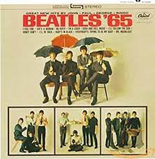 Album cover of Beatles 65 featuring simple Beatles guitar songs and the song I Feel Fine Album cover of Beatles 65 featuring simple Beatles guitar songs and the song I Feel Fine