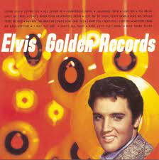 Album cover of Elvis Golden Records featuring love songs of Elvis Presley and the song It's Now Or Never Album cover of Elvis Golden Records featuring love songs of Elvis Presley and the song It's Now Or Never