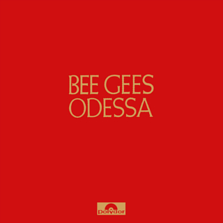 Album cover for 'Odessa' album featuring the song 'Lamplight' by The Bee Gees – Learn to play on guitar.