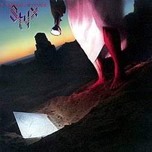 Album cover for 'Cornerstone' album featuring the song 'Lights' by Styx – Learn to play on guitar.