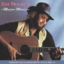 Album cover for 'Major Moves' featuring 'Major Moves' by Hank Williams Jr – Learn guitar chords.