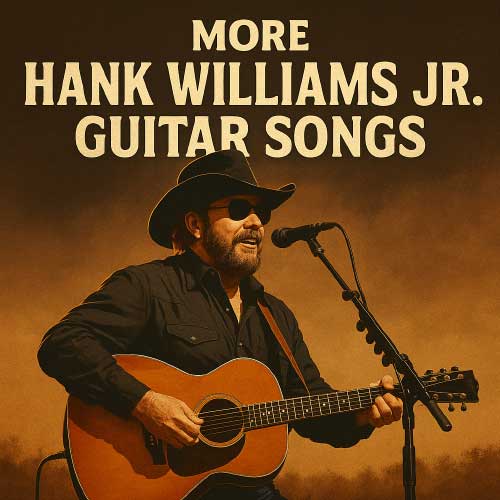 more hank williams jr guitar songs