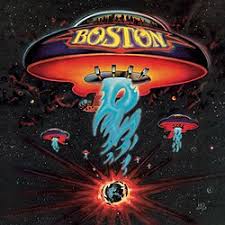 Album cover for 'Boston' album featuring the song 'More Than A Feeling' by Boston – Learn to play on guitar.