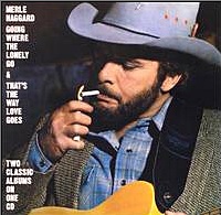 Album cover for 'A Friend In California' album featuring the song 'Nobody's Darlin But Mine' by Merle Haggard – Learn to play on guitar.
