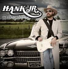 Album cover for '127 Rose Ave' featuring 'Red White & Pink Slip Blues' by Hank Williams Jr – Learn guitar chords.