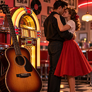 Romantic 50s love songs on acoustic guitar Romantic 50s love songs on acoustic guitar