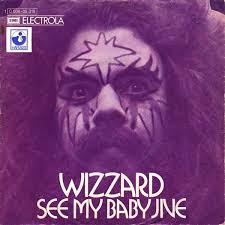 Album cover for 'See My Baby Jive' single featuring the song 'See My Baby Jive' by Wizzard – Learn to play on guitar.