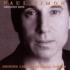 Album cover for 'Paul Simon Greatest Hits' album featuring the song 'Slip Sliding Away' by Paul Simon – Learn to play on guitar.
