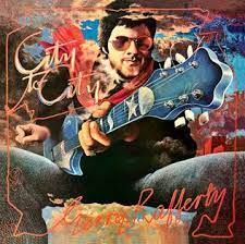Album cover for 'City To City' album featuring the song 'Stealin Time' by Gerry Rafferty – Learn to play on guitar.