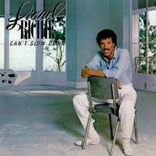 Album cover of Can't Slow Down featuring songs by Lionel Richie and the song Stuck On You Album cover of Can't Slow Down featuring songs by Lionel Richie and the song Stuck On You