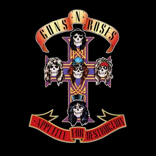Learn to play 'Sweet Child Of Mine' by Guns & Roses – Chords & Lesson. Album cover for 'Appetite For Destruction' album featuring the song 'Sweet Child Of Mine' by Guns & Roses – Learn to play on guitar.