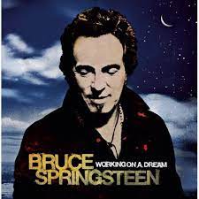 Album cover for 'Working On A Dream' album featuring the song 'The Wrestler' by Bruce Springsteen – Learn to play on guitar.