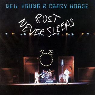 Learn to play 'Thrasher' by Neil Young – Chords & Lesson. Album cover for 'Rust Never Sleeps' album featuring the song 'Thrasher' by Neil Young – Learn to play on guitar.