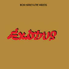 Album cover for 'Exodus' album featuring the song 'Three Little Birds' by Bob Marley – Learn to play on guitar.