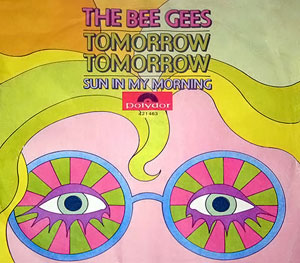Album cover for 'Tomorrow Tomorrow' album featuring the song 'Tomorrow Tomorrow' by The Bee Gees – Learn to play on guitar.