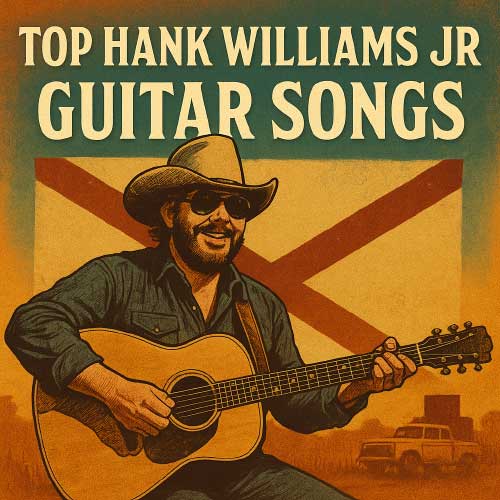 top hank williams jr guitar songs