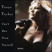 Album cover of Can't Run From Yourself featuring older female country music singers and the song Two Sparrows In A Hurricane