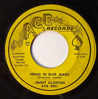 Learn to play 'Venus In Blue Jeans' by Jimmy Clanton – Chords & Lesson. Album cover for 'Jimmy Clayton' album featuring the song 'Venus In Blue Jeans' by Jimmy Clayton – Learn to play on guitar.