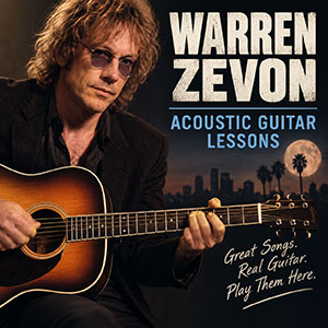 Warren Zevon acoustic guitar lessons Warren Zevon acoustic guitar lessons
