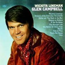 Album cover of Wichita Lineman featuring very best of Glen Campbell and the song Wichita Lineman