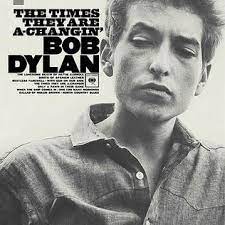 Album cover of The Times They Are A Changing featuring top Bob Dylan songs and the song With God On Our Side