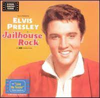 Album cover of Jailhouse Rock featuring Elvis songs from the movies and the song Young And Beautiful Album cover of Jailhouse Rock featuring Elvis songs from the movies and the song Young And Beautiful